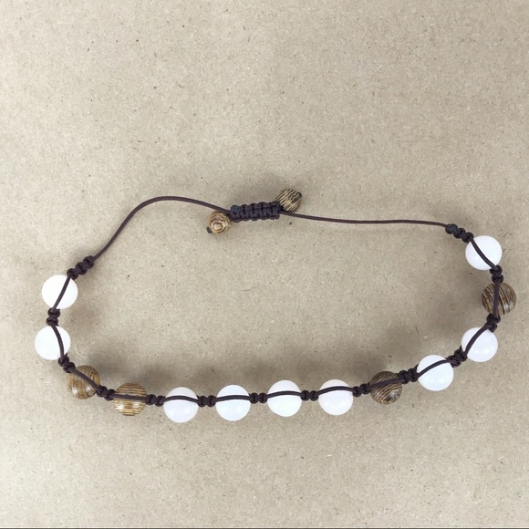 Handmade} Aventurine & Wengewood Bracelet - Picture 4 of 4